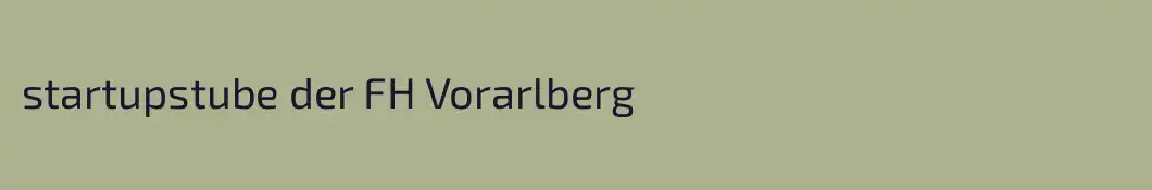 startupstube der FH Vorarlberg